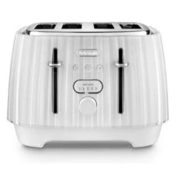 DeLonghi - Ballerina 4 Slice Toaster Opaline White