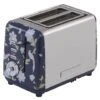 Laura Ashley - Elveden 2 Slice Toaster Blue & Silver -Smeg Shop 189313 Large