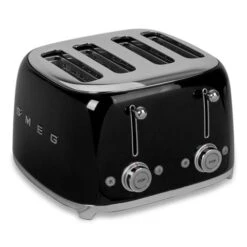 Smeg - 50's Retro 4 Slot Toaster TSF03 Black