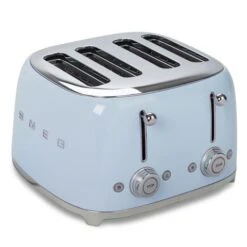 Smeg - 50's Retro 4 Slot Toaster TSF03 Pastel Blue
