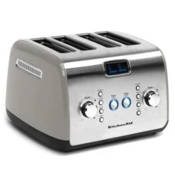 KitchenAid - KMT423 Artisan Four Slice Toaster Contour Silver