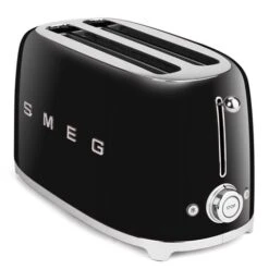 Smeg - 50's Retro 4 Slice Toaster TSF02 Black